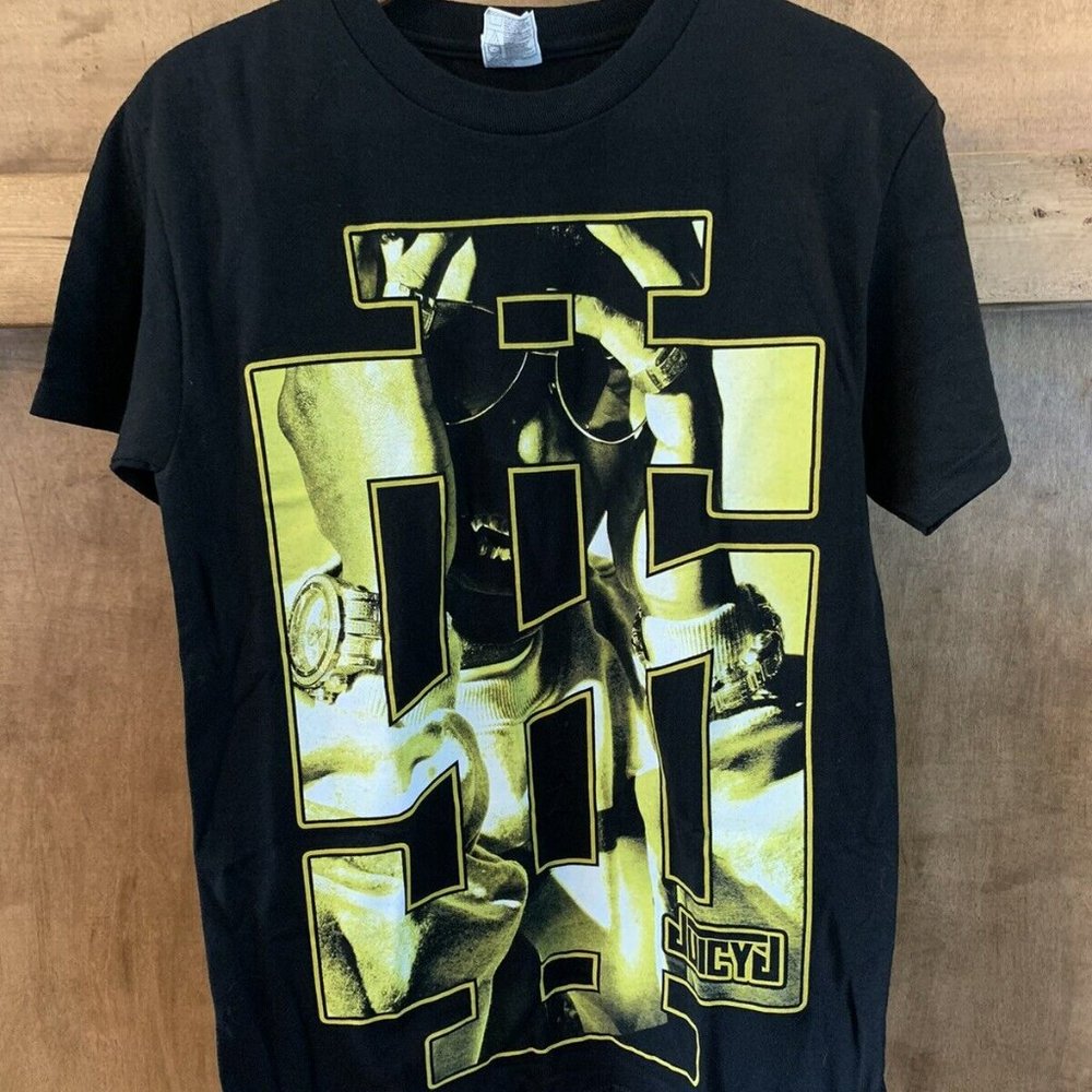 NWOT Juicy J Band 2015 Tour Black Graphic 2 Sided T-Shirt Size Small